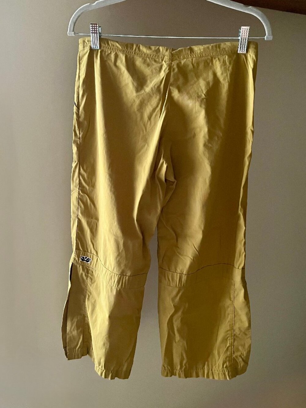 Be Present Cropped Wide Leg Yoga Pant - Light Mustard - Picture 2 of 4